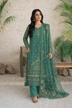 Chiffon Chikenkari Work Embroidery