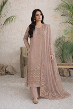 Chiffon Chikenkari Work Embroidery