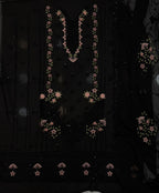 Chiffon Boring Work 3 Piece Suit