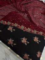 Cotton rawsilk 3 Piece Suit