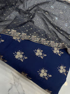 Cotton rawsilk 3 Piece Suit