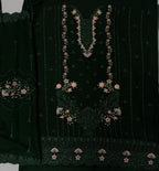 Chiffon Boring Work 3 Piece Suit