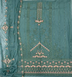 Chiffon Chikenkari Work Embroidery