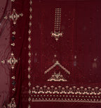 Chiffon Chikenkari Work Embroidery