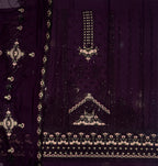 Chiffon Chikenkari Work Embroidery