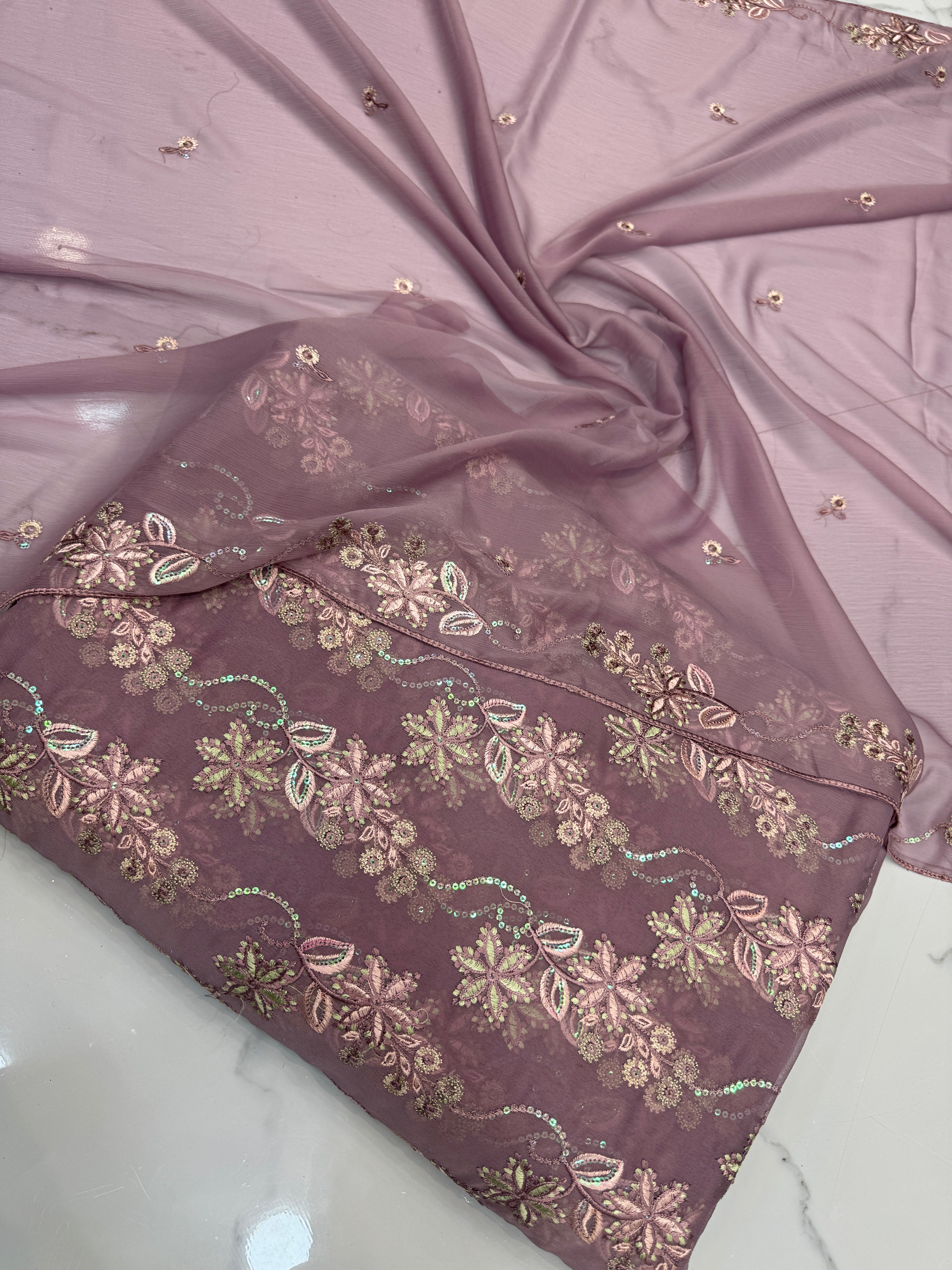 Chiffon Thread And Rainbow Sequence