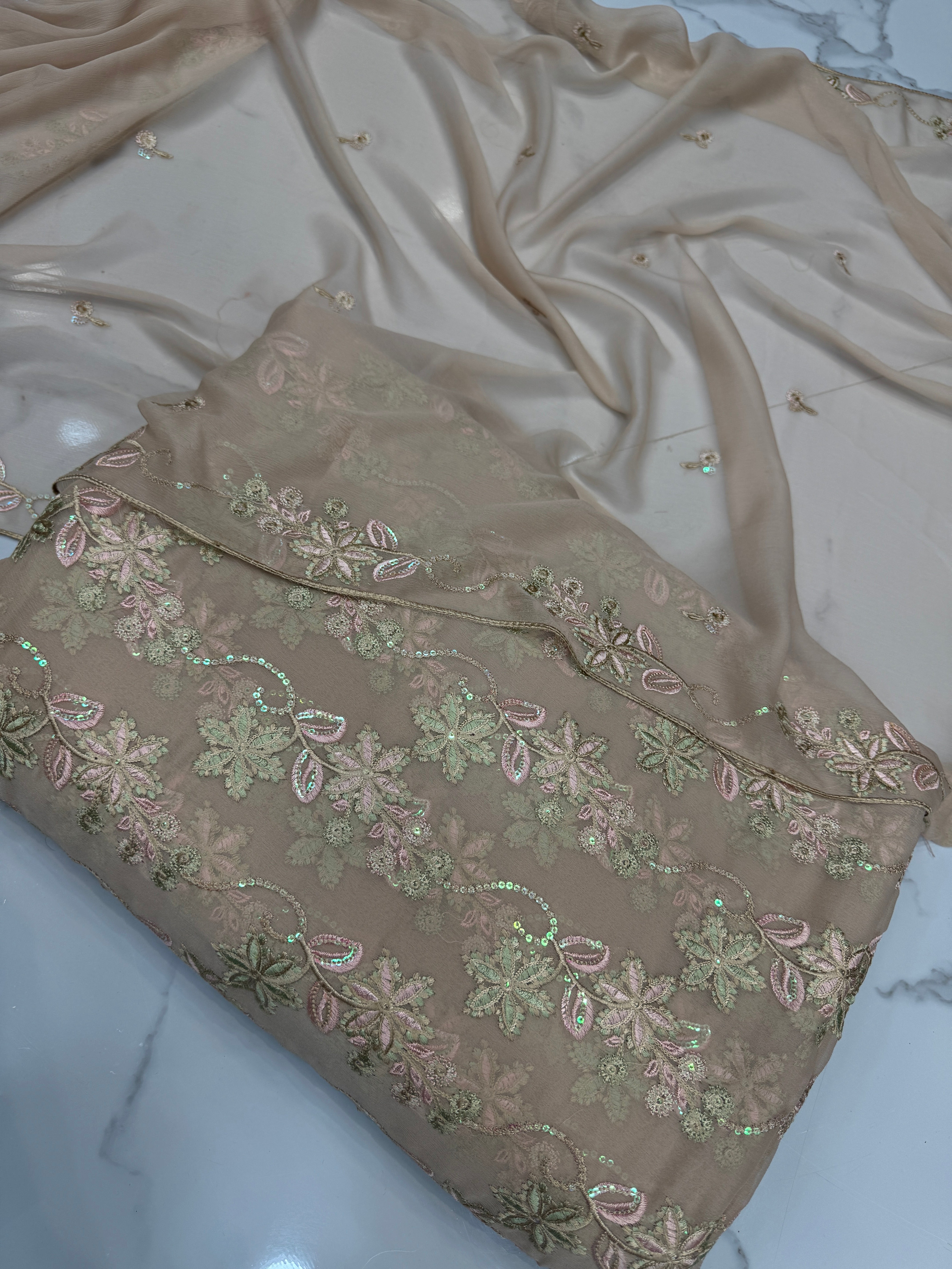 Chiffon Thread And Rainbow Sequence