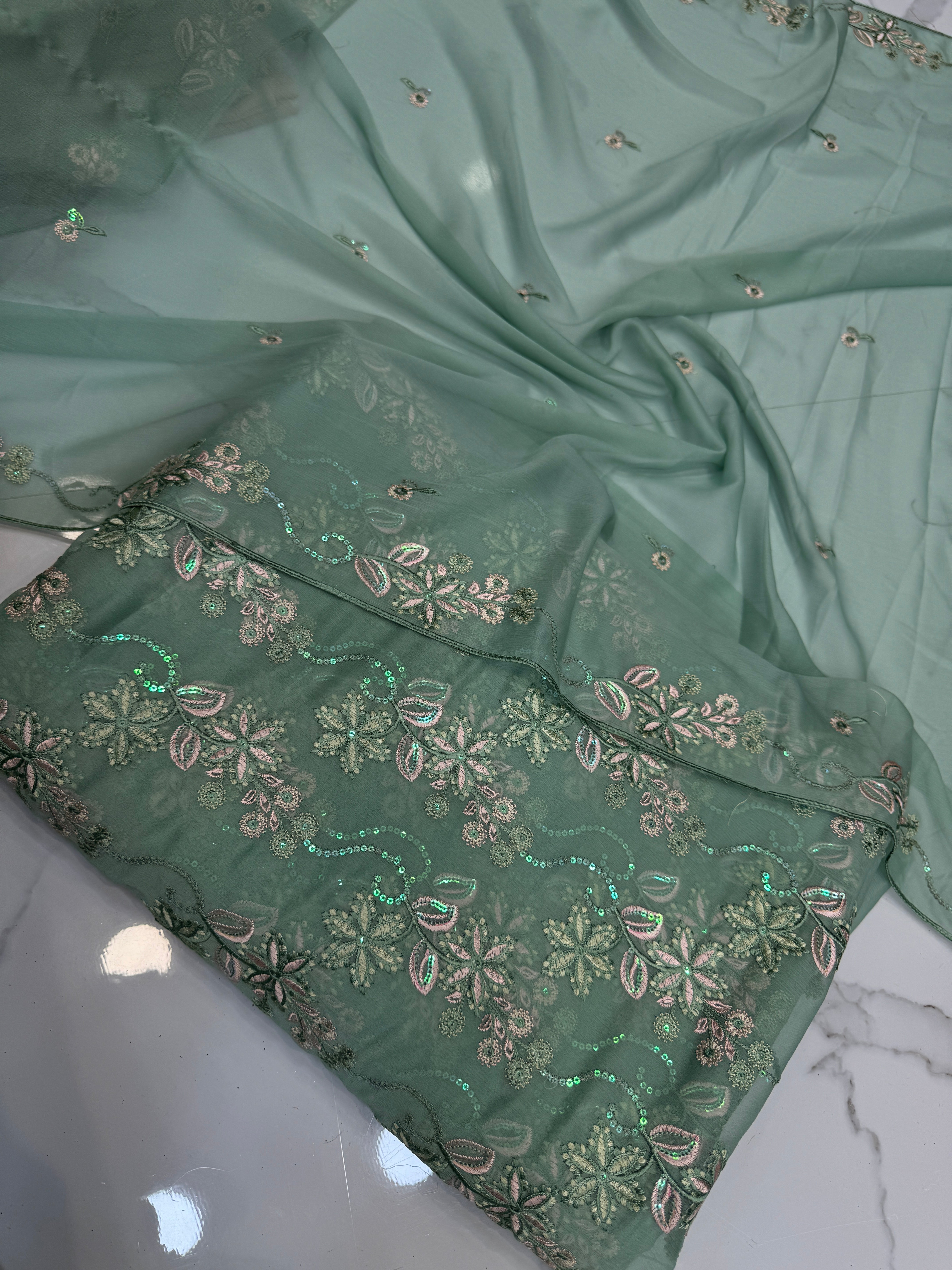 Chiffon Thread And Rainbow Sequence