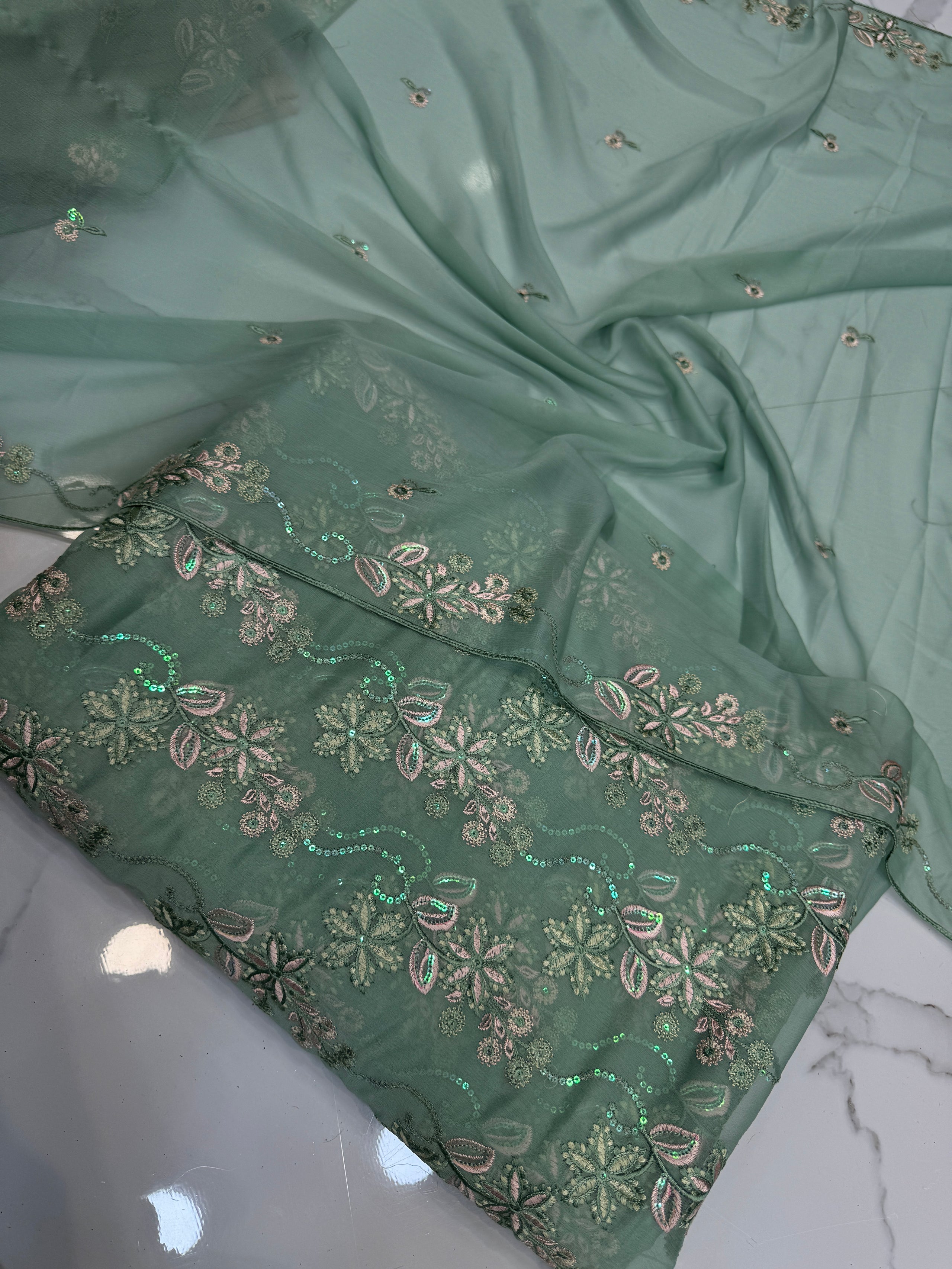 Chiffon Thread And Rainbow Sequence