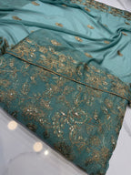 Embroidered Chiffon 3 Piece Suit
