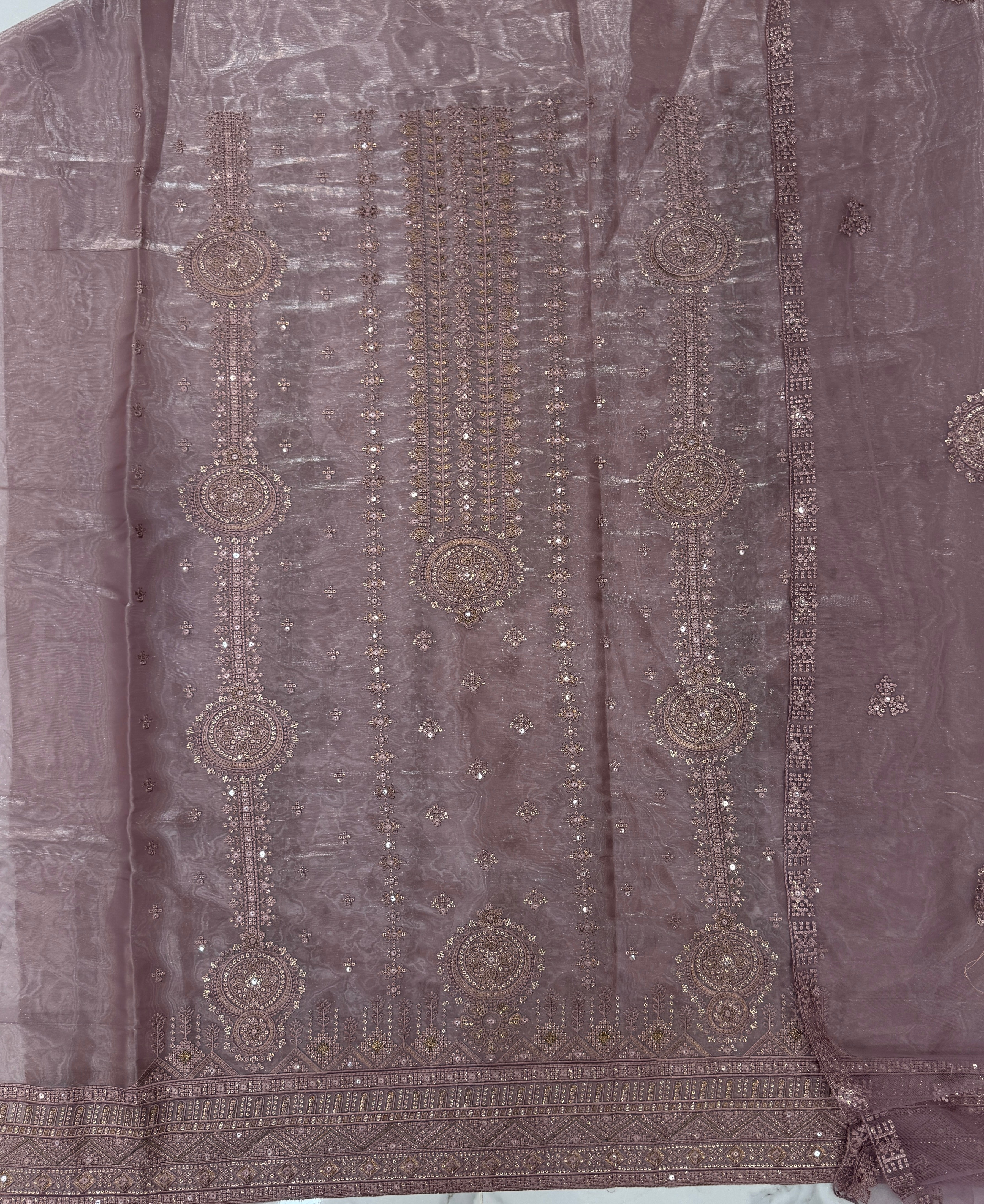 Korean Sheesha Silk 3 Piece Suit