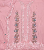 Chiffon chicken kari 3 piece Suit