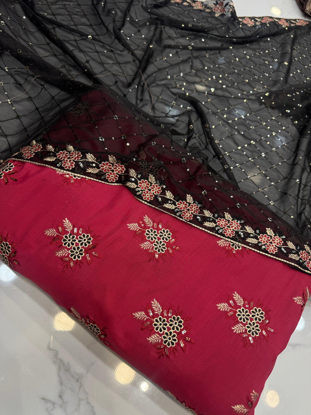 Cotton rawsilk 3 Piece Suit