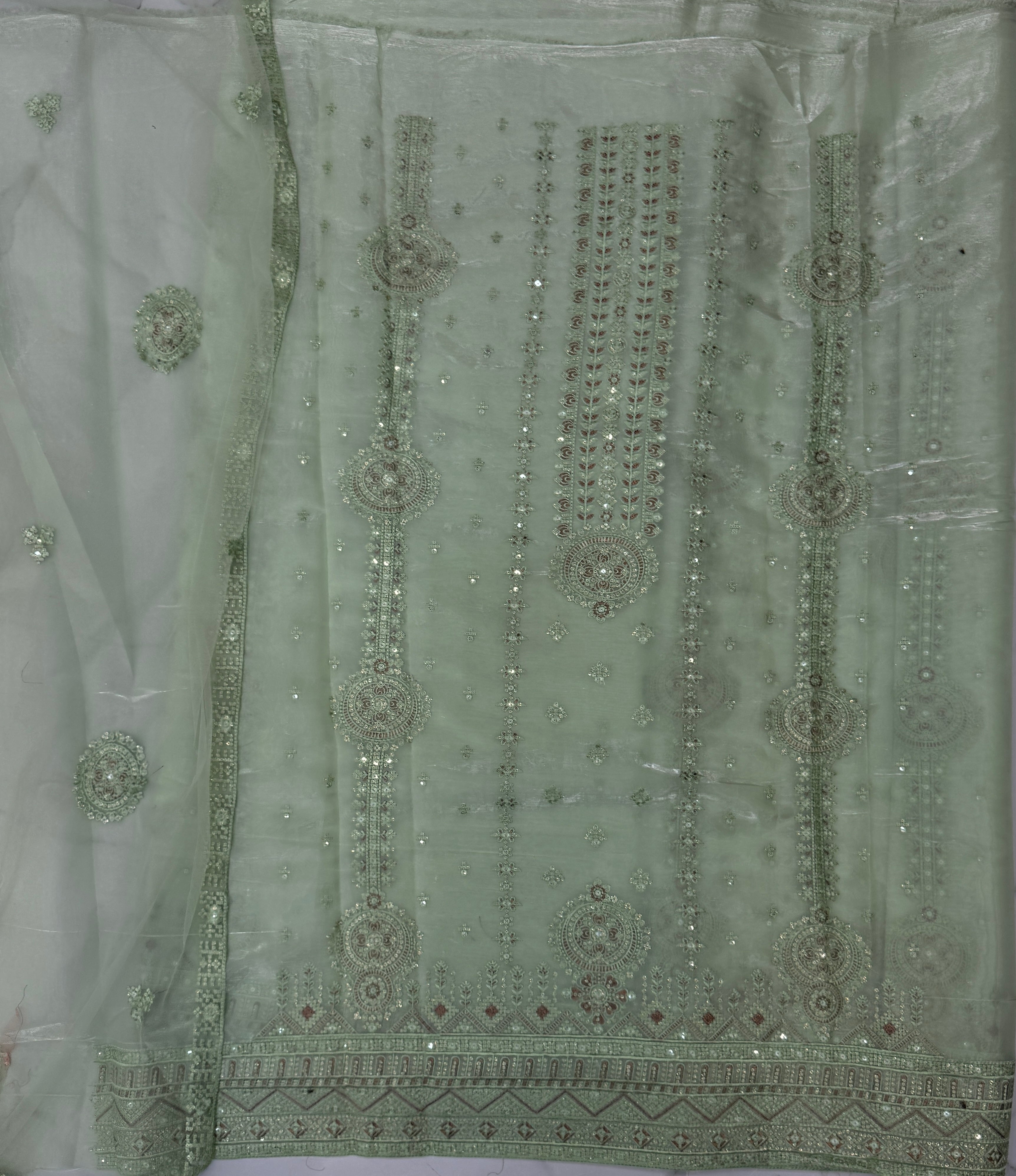 Korean Sheesha Silk 3 Piece Suit