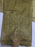 Chiffon 3 Piece Suit Embroidred