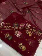 Chiffon Cross Stitch Embroidery