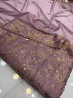 Embroidered Chiffon 3 Piece Suit